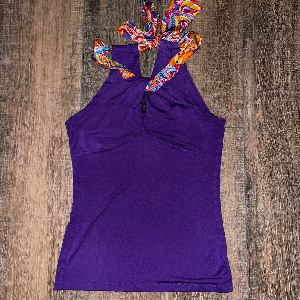 Lauren Ralph Lauren Purple Halter